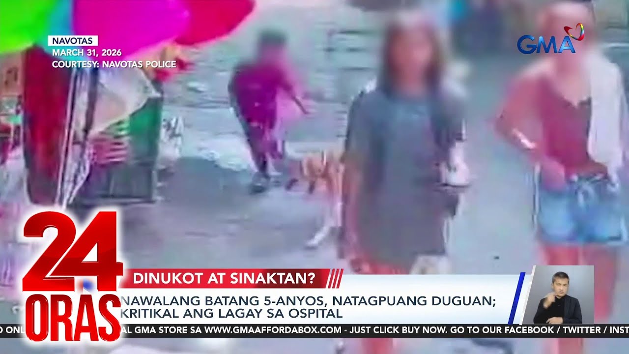 Nawalang batang 5-anyos, natagpuang duguan; kritikal ang lagay sa ospital | 24 Oras