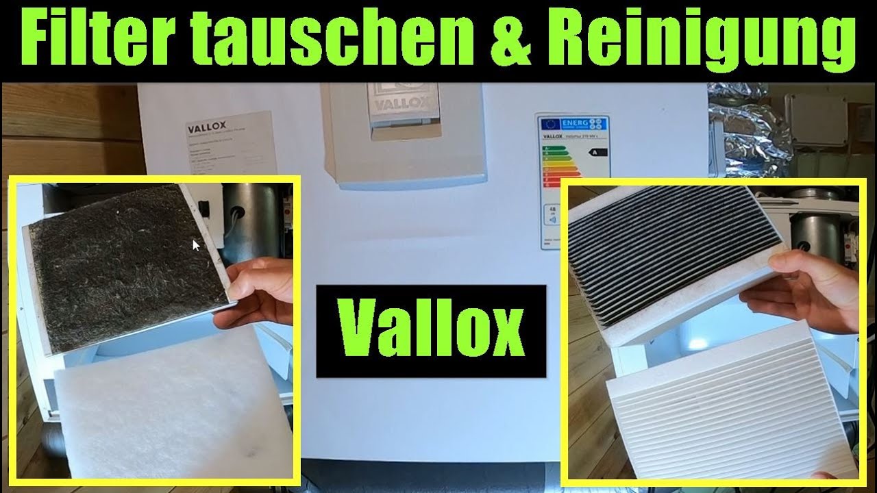 Wohnraumlüftung | Lüftungsgerät - reinigen und Filter tauschen  ✅ Vallox ValloPlus 270 reinigen #diy