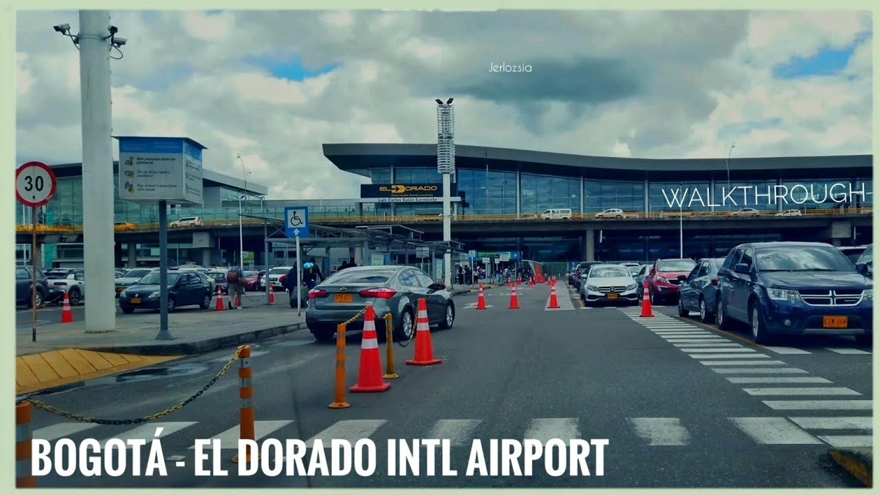 El Dorado Airport Bogotá walking tour ✈️🚶 4k60