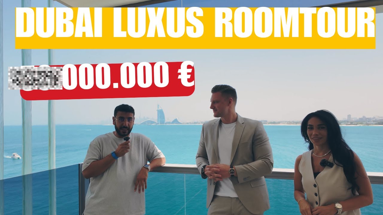 So leben die Superreichen in Dubai – XXX Mio. € Penthouse ROOMTOUR auf der Palme! 🏝️💸“