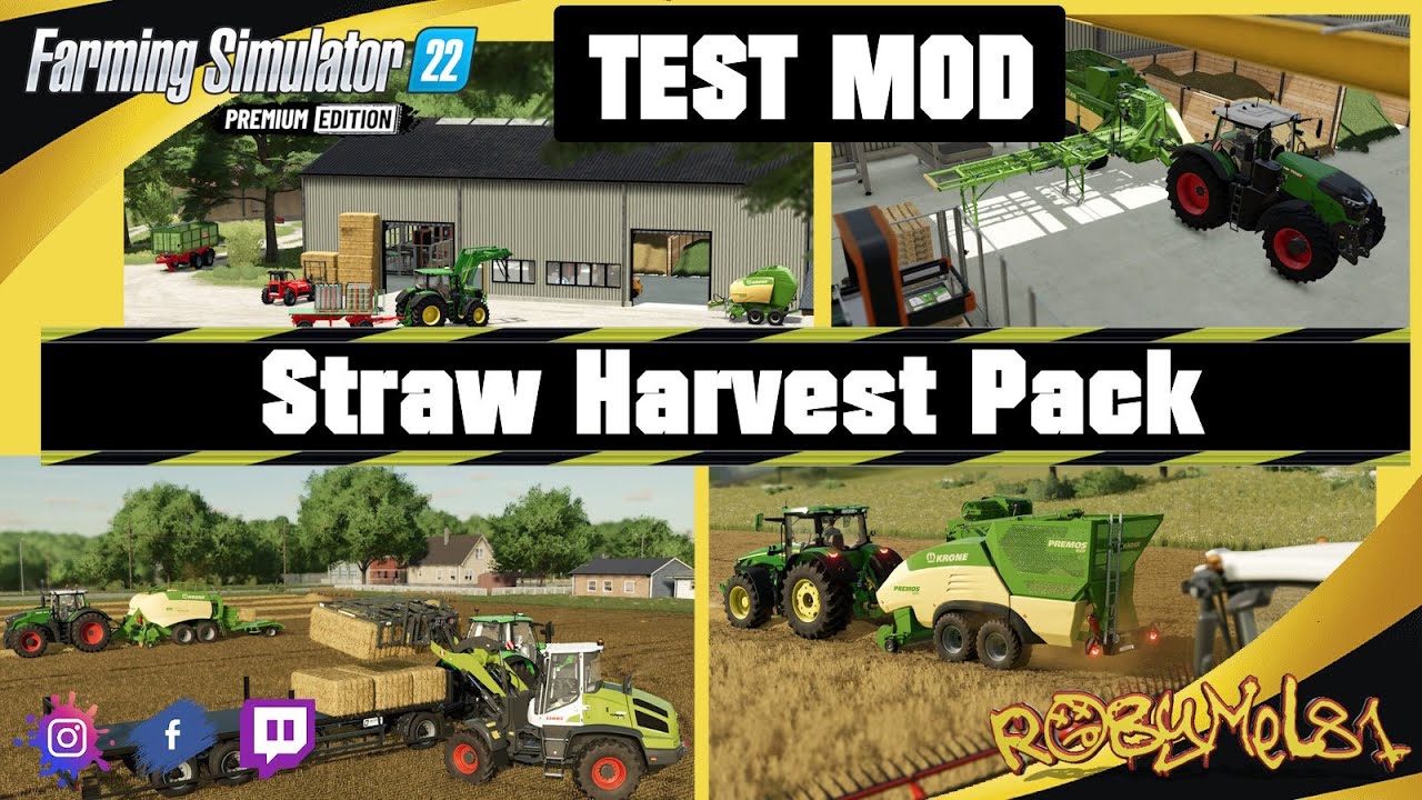Straw Harvest Pack ➤ TEST MOD (Console/Pc) ➤ FS 22
