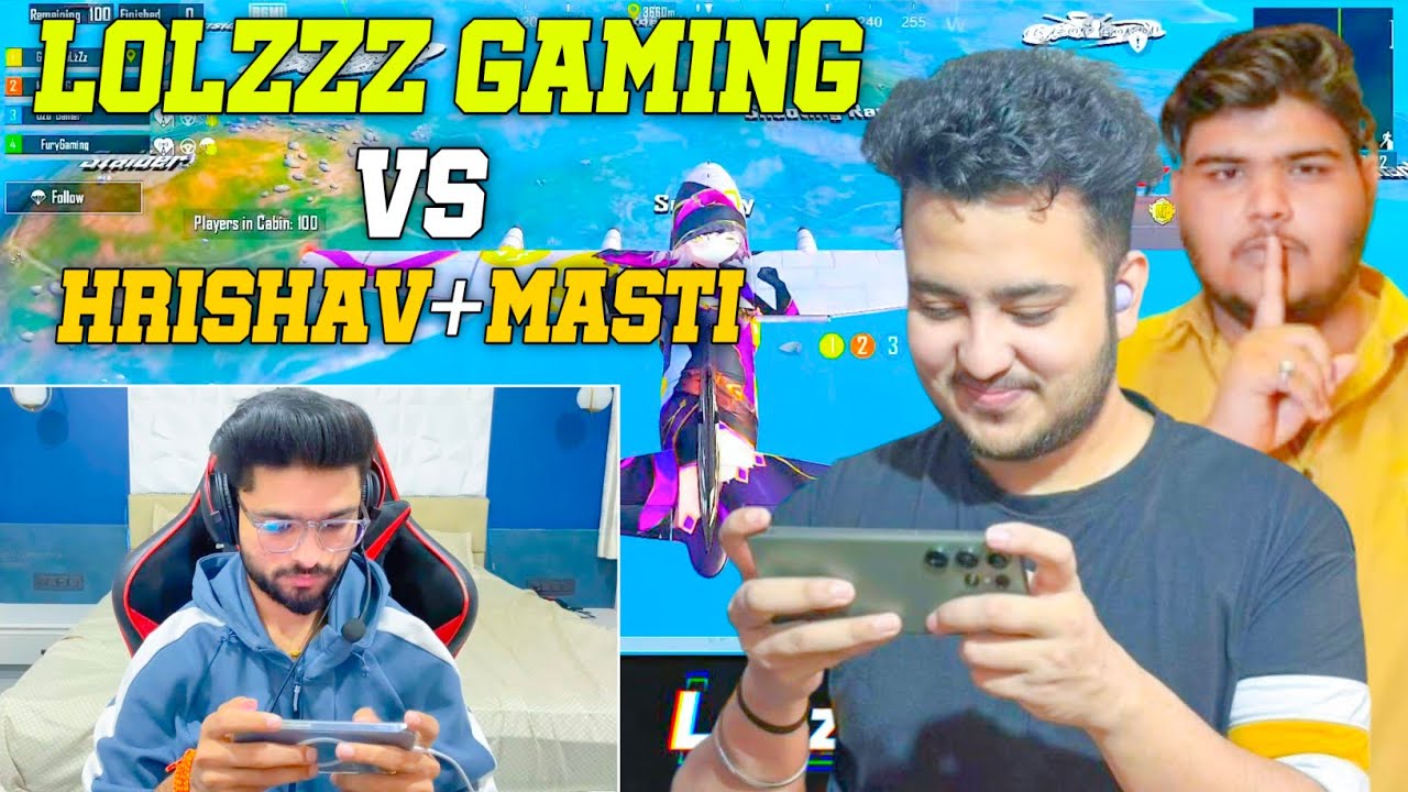 Godl vs Hydra LoLzZz Gaming vs Hydra Hrishav + Mastizone Gaming Best Hot Drop Fight