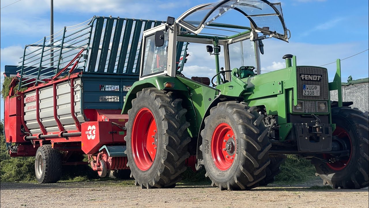 Fendt Farmer 108 mit Mengele 350LAW im 1.schnitt #vlog12 Teil 2