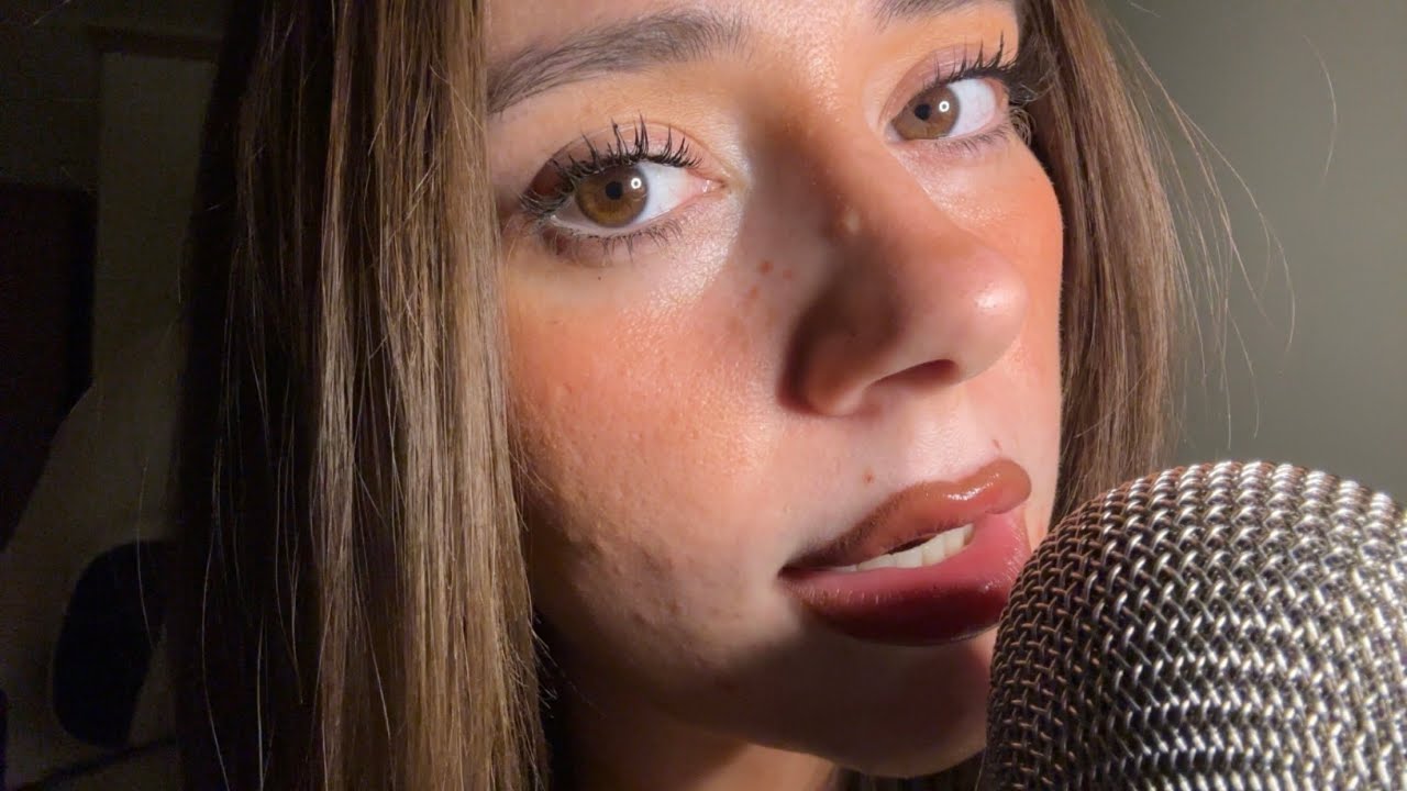 ASMR - Inaudible guess the word ( mouth sounds , very inaudible clicky whispers) 