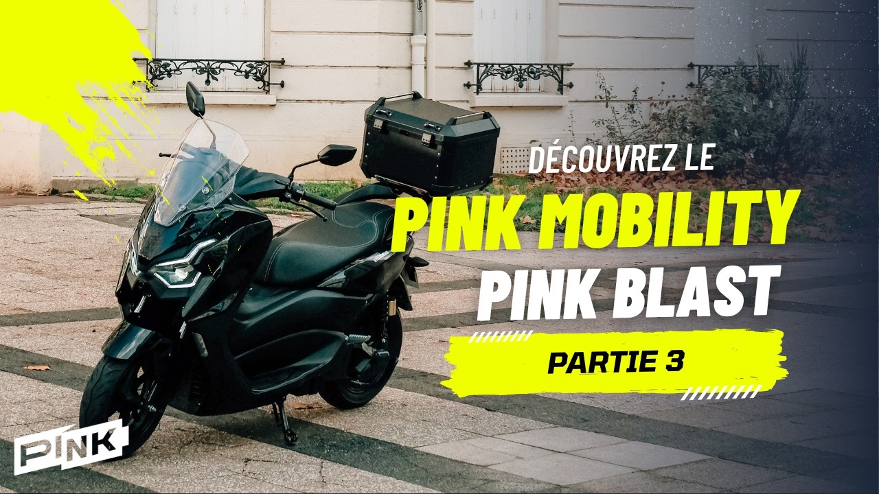Un scooter &eacute;lectrique connect&eacute; - Pink Blast