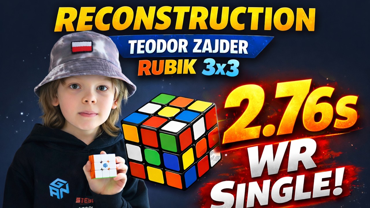 🧠 Bí Mật Đằng Sau WR 2.76s – Rubik | 2.76s WR Reconstruction – Rubik’s Cube 3x3