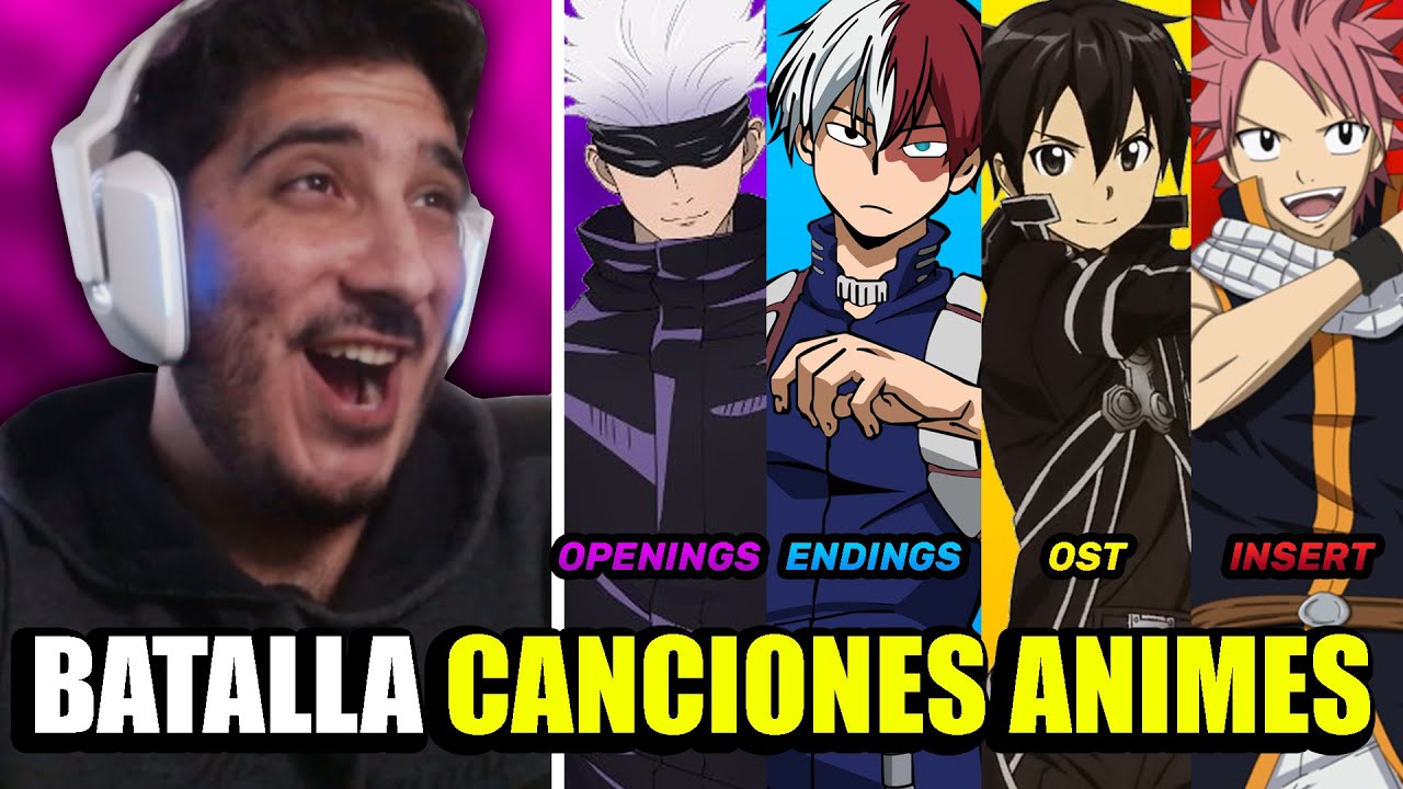 BATALLA DE CANCIONES ANIME 🔥 OPENINGS VS ENDINGS VS OST VS INSERT SONGS
