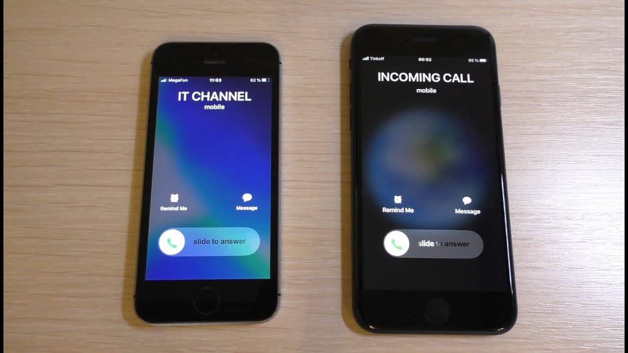 iPhone SE vs iPhone SE 2020 Incoming Call