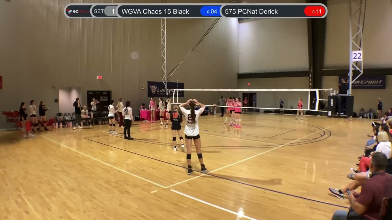 WGVA Chaos 15 Black vs 575 PCNat Derick, 2026-03-01, Day 1, Match 4, 1st Set