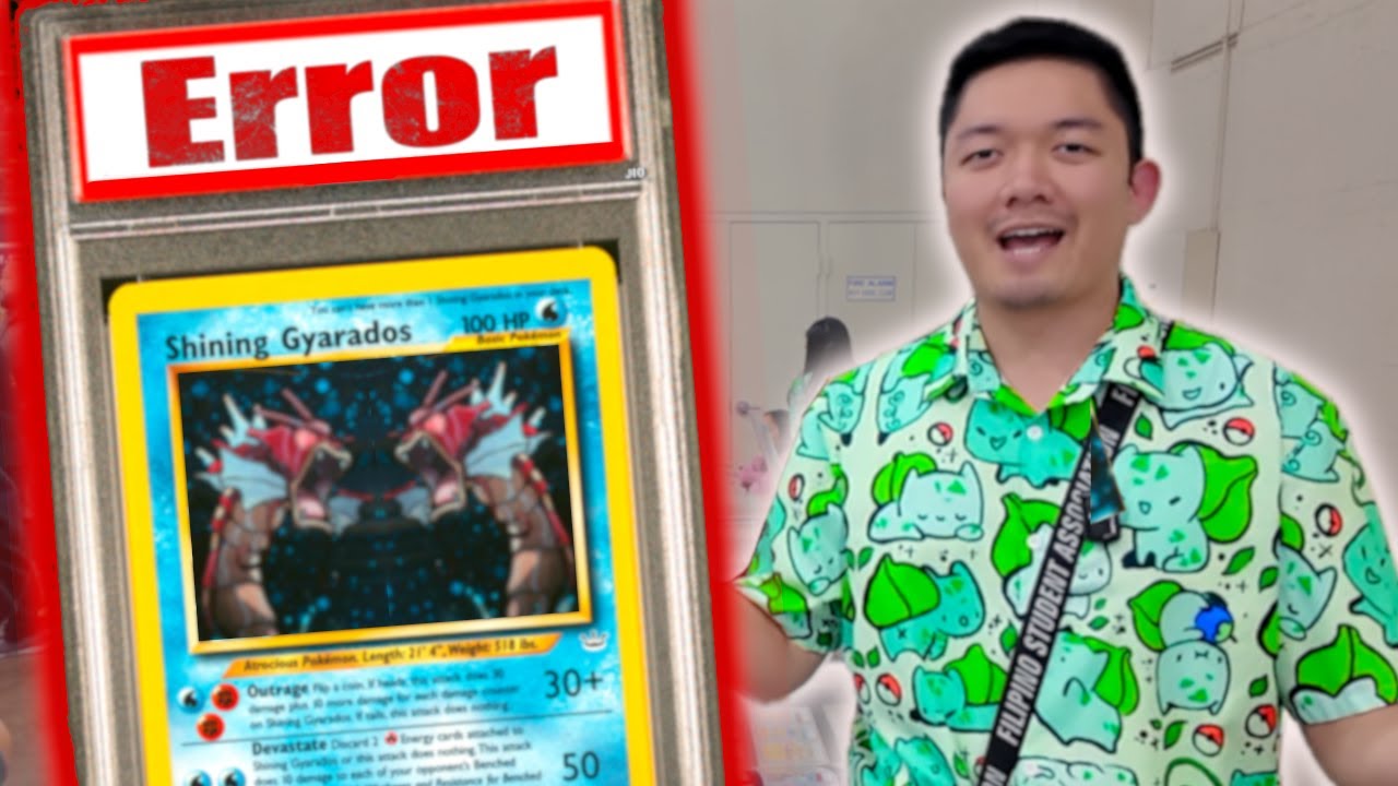 I Sold The RAREST Gyarados ERROR Card! | Collectors EXPO LA Day 1 VENDOR POV