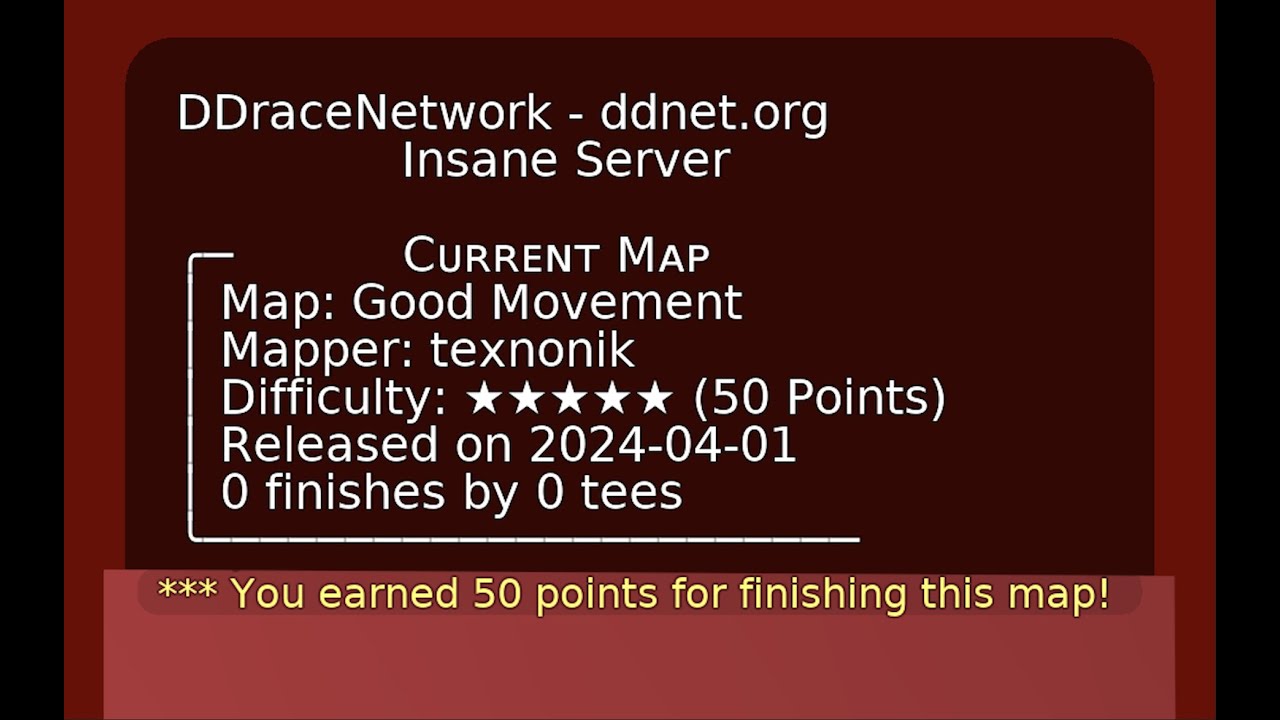 [DDNet] FREE 50 POINTS~