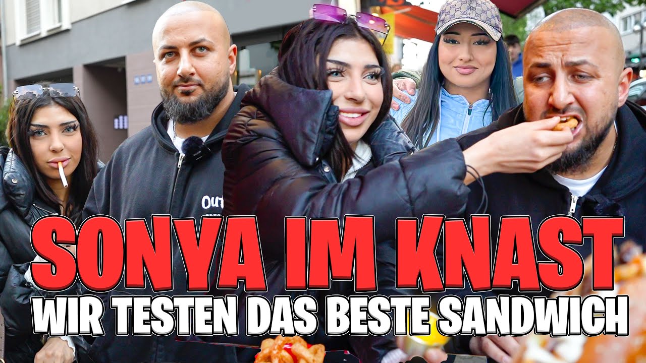 SONYA IM KNAST👀|HUDA UND PUMPING PROBIEREN FRANKFURT‘S BESTES SANDWICH