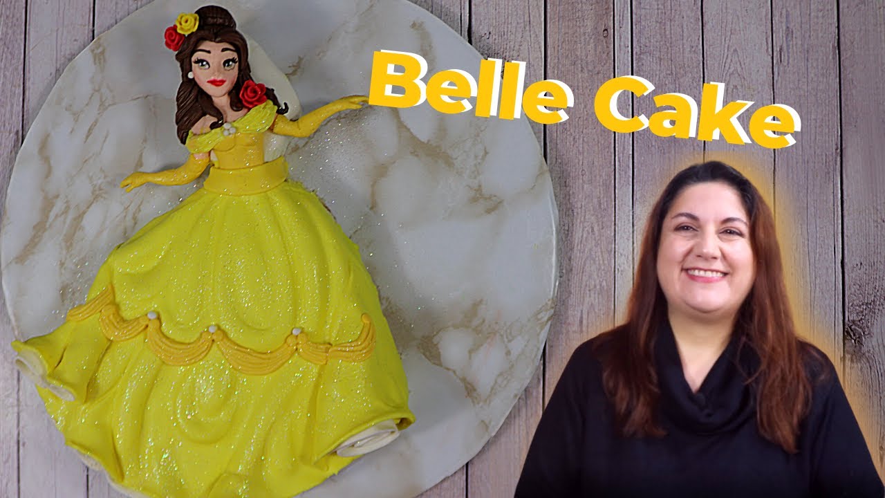 Full Belle Cake - The Beauty and the Beast Cake