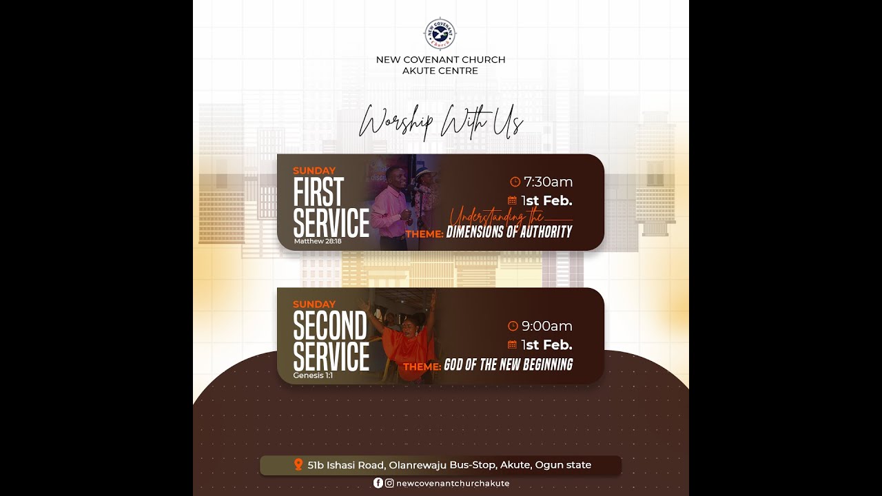 SUNDAY SERVICE || CELEBRATION SERVICE || THE GOD OF NEW BEGINNING
