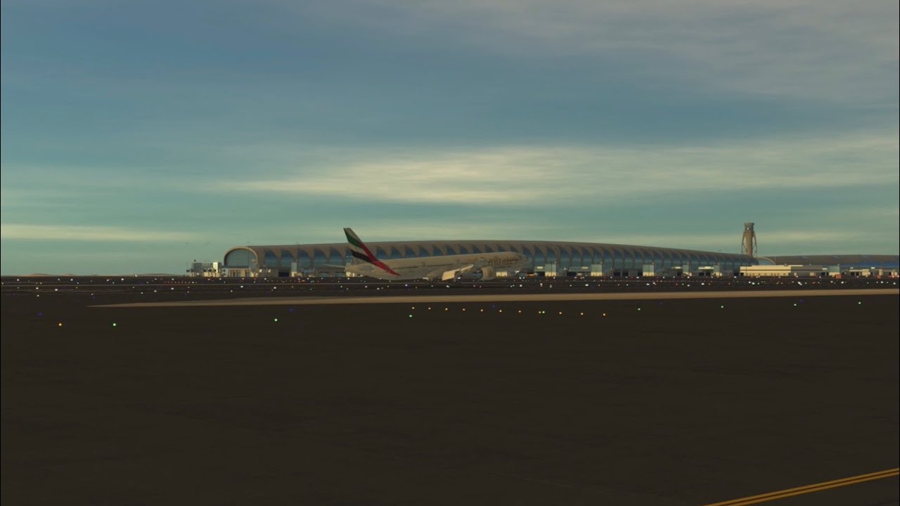 Sunrise landing in Dubai | Cape Town to Dubai | Infinite Flight Simulator 