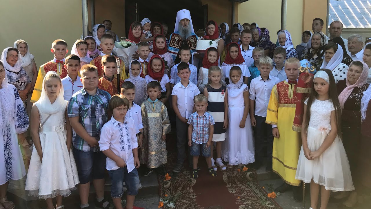 Свято вмч. і цілителя Пантелеімона. Неділя. Архієрейська літургія с. Сапанів; Тернопільська обл.