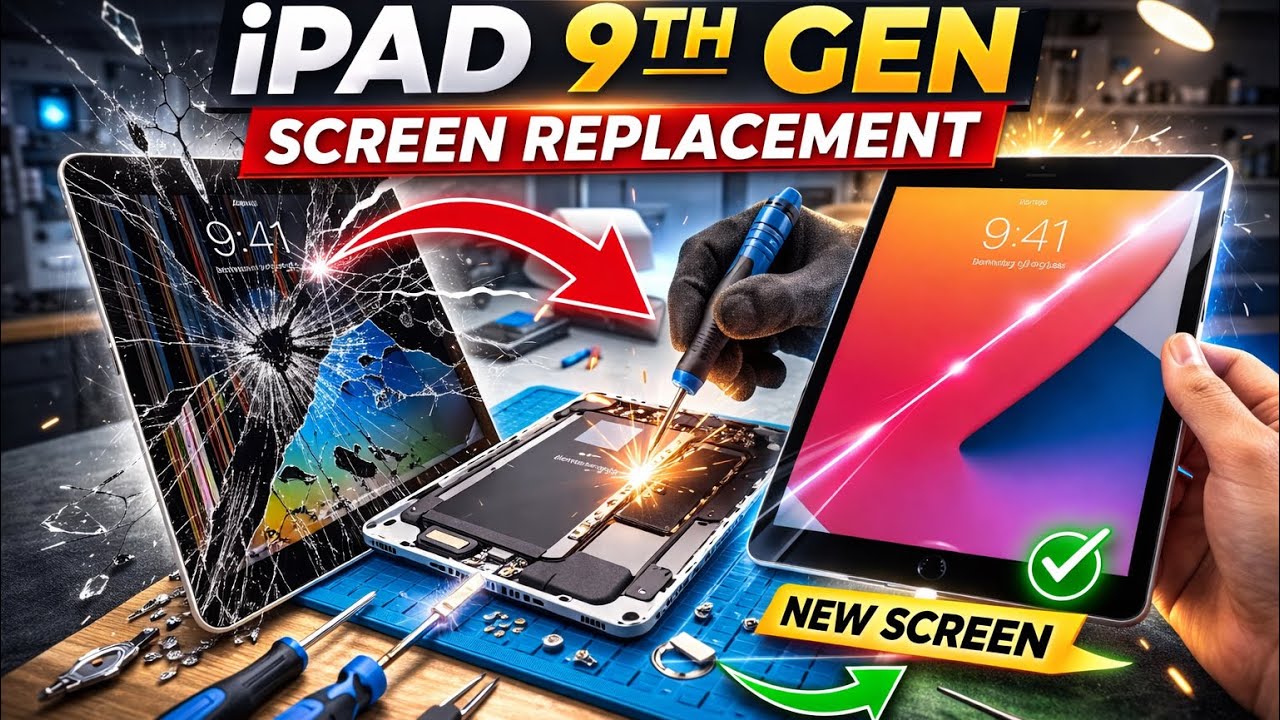 iPad 9th Gen Screen Replacement Part 1 