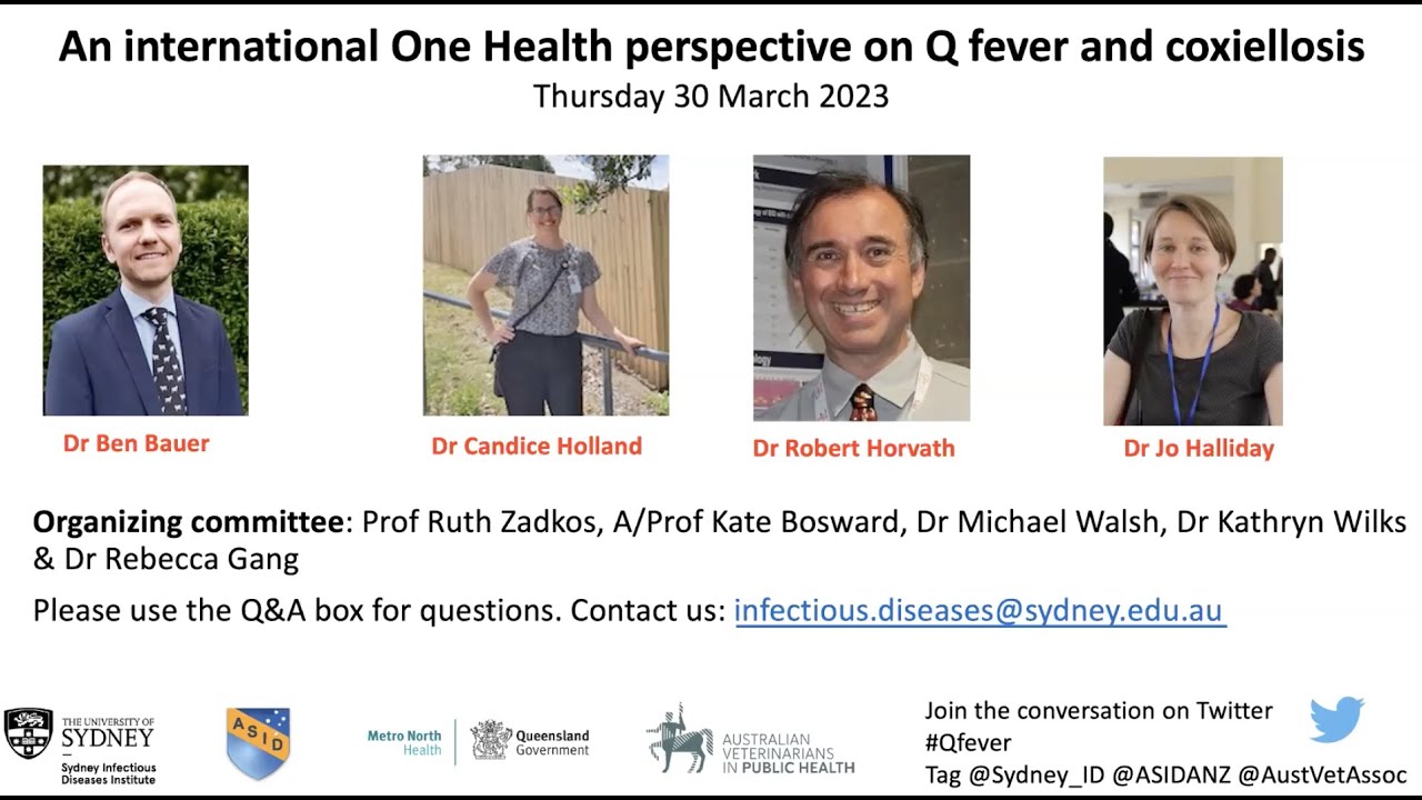 An international One Health perspective on Q fever and coxiellois