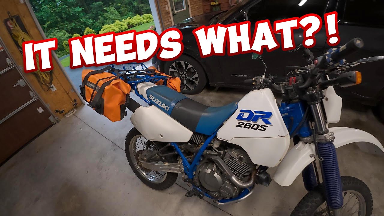 Reviving a 1990 Suzuki DR250s dualsport ADV bike