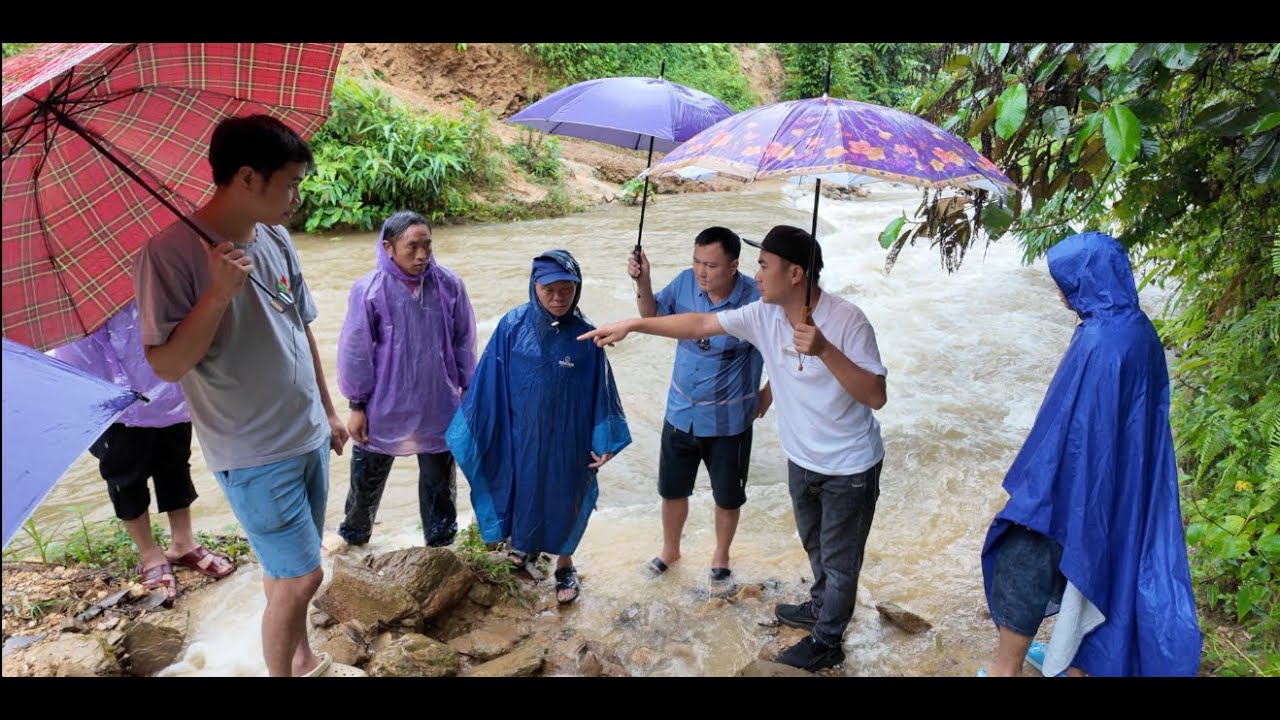 Mưa Lũ Hà Giang làm cầu Phiêng Luông Đại tiệc Dê 1nồi 98 hộ dân biệt lập. Nguyễn Tất Thắng