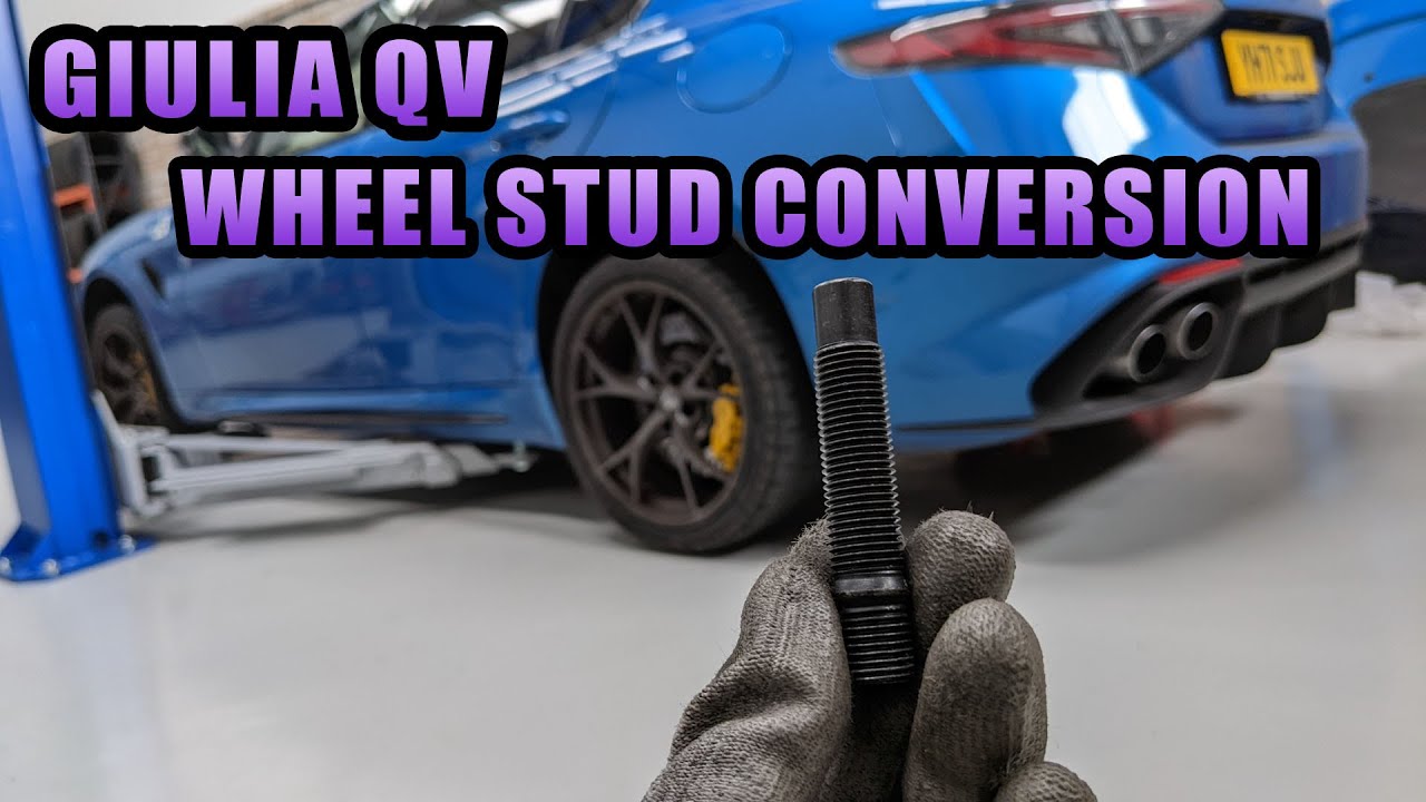 Wheel Stud Conversion On The Alfa Romeo Giulia QV