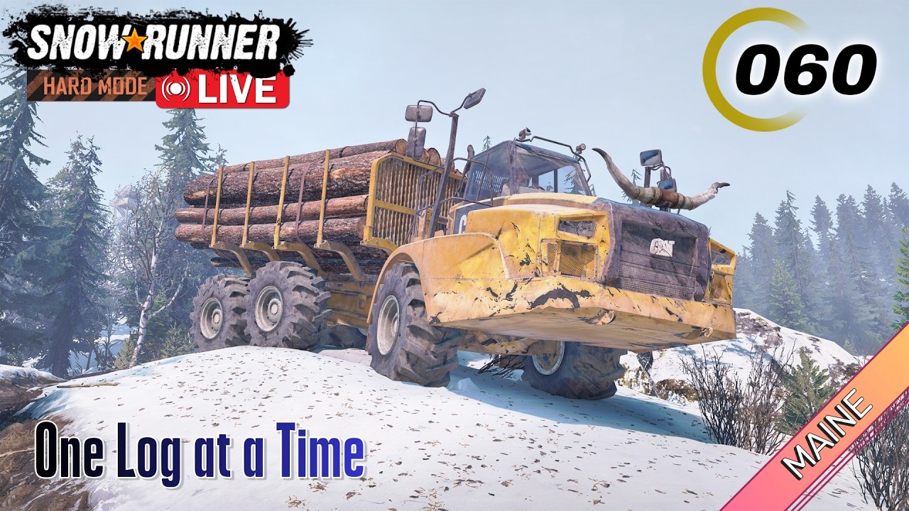Snowrunner | Solo | Hard Mode | Maine | E060 - The Hard Bits of Maine