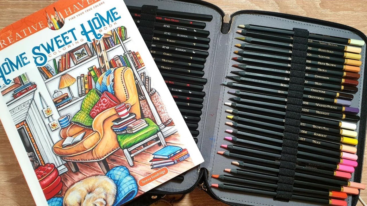LIVESTREAM Coloring in Home Sweet Home by Teresa Goodridge with Black Widows Part 2