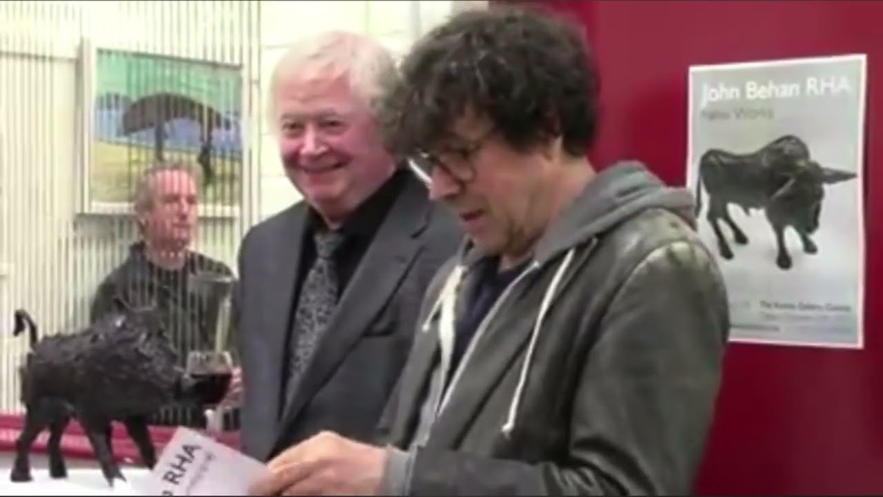 Stephen Rea 🥰 in Galway // 2017 // John Behan exhibition launch 🖼