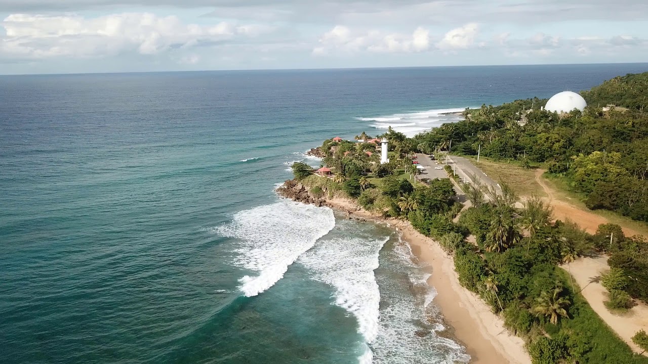 Maria's Beach Rincon Puerto Rico Drone video 2020