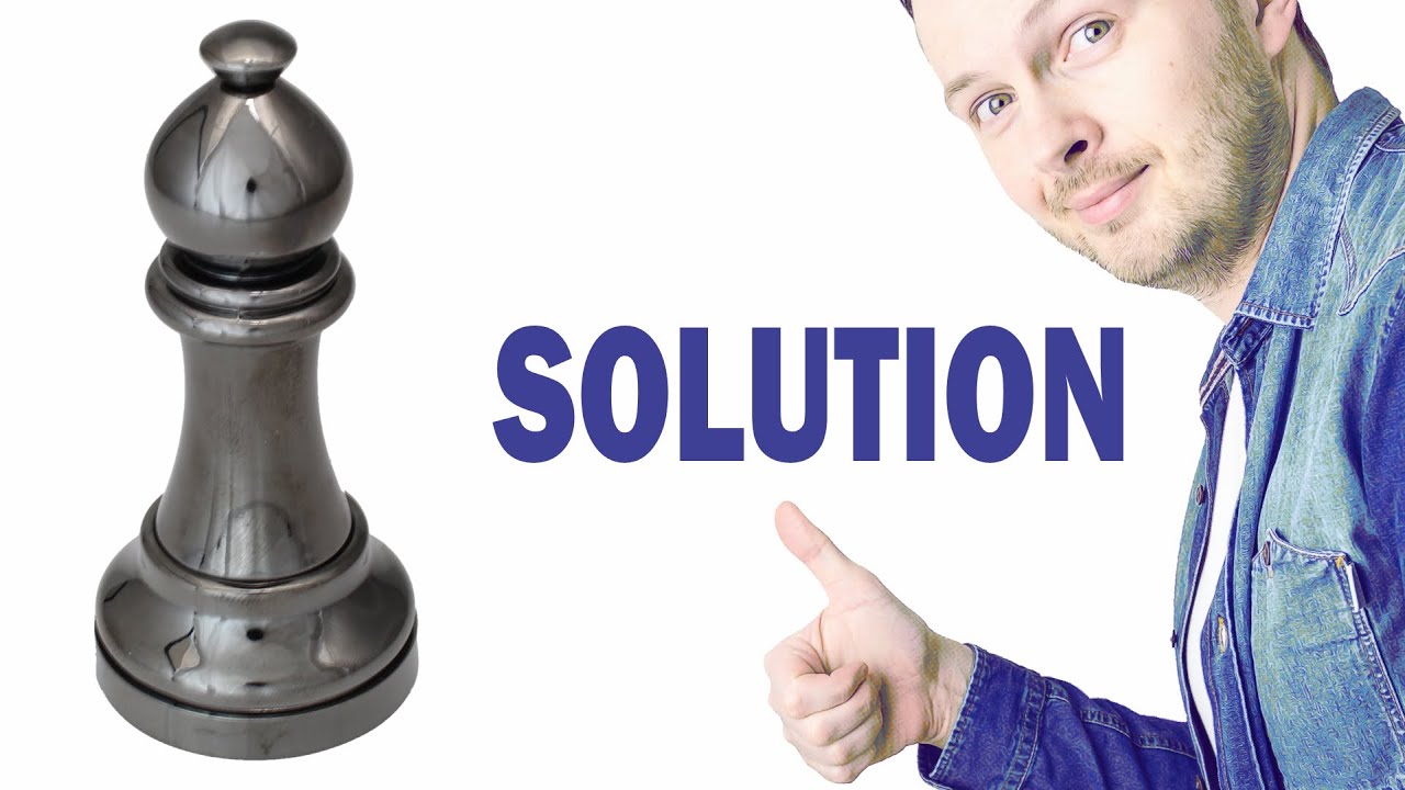 Chess Piece - Bishop metal puzzle from Hanayama - Solution