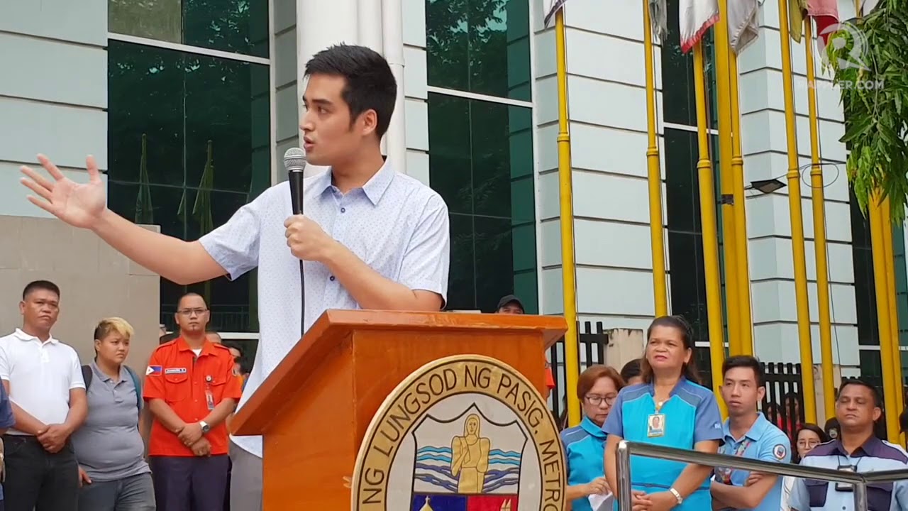 WATCH: Vico Sotto's speech at Pasig City flag ceremony on July 15, 2019