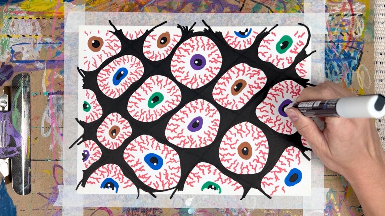 Spooky Fun: Neurographic Eyeballs
