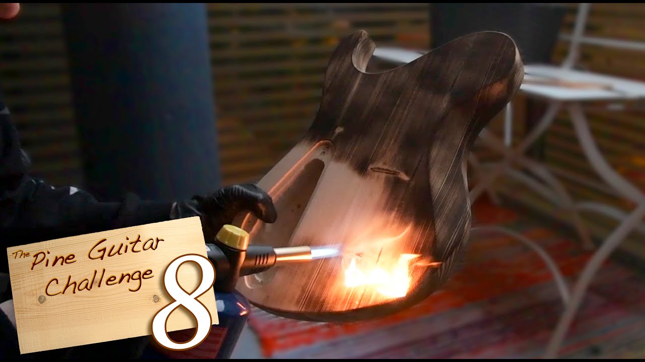 Guitar Barbeque, Shou Sugi Ban Style - BUILDING A COMPLETELY PINE GUITAR