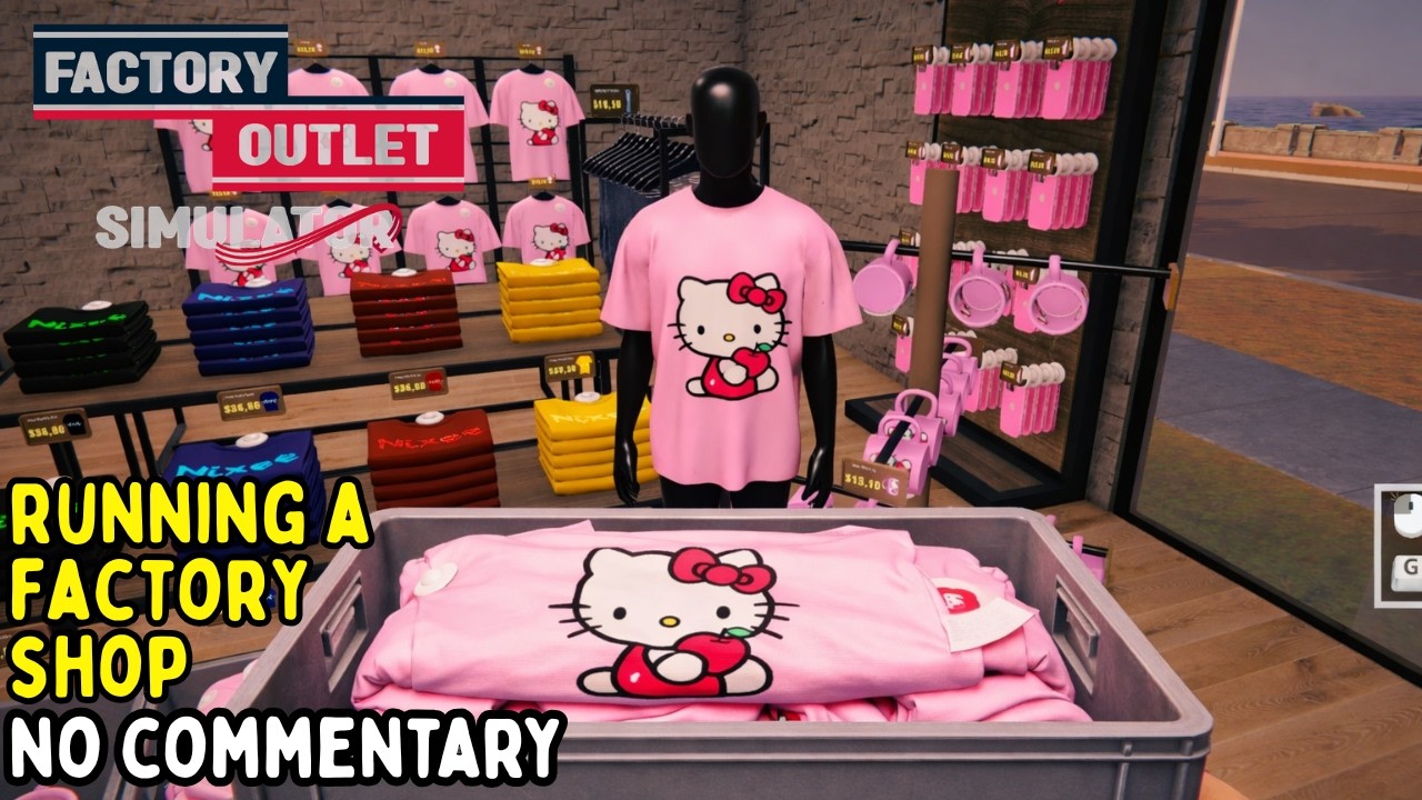 Factory Outlet Simulator! 👕👖 SUPER ADDICTIVE | Longplay No Commentary