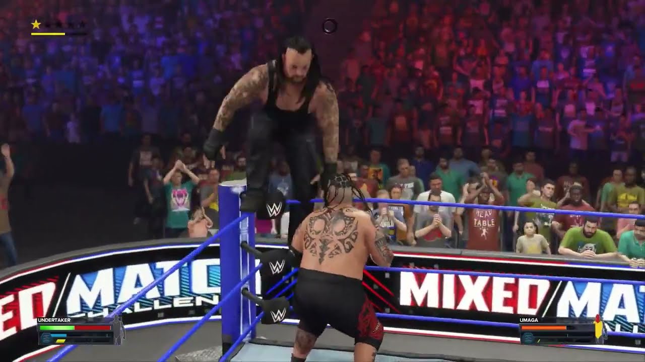 WWE 2K23 PC Undertaker VS Umaga Match Gameplay