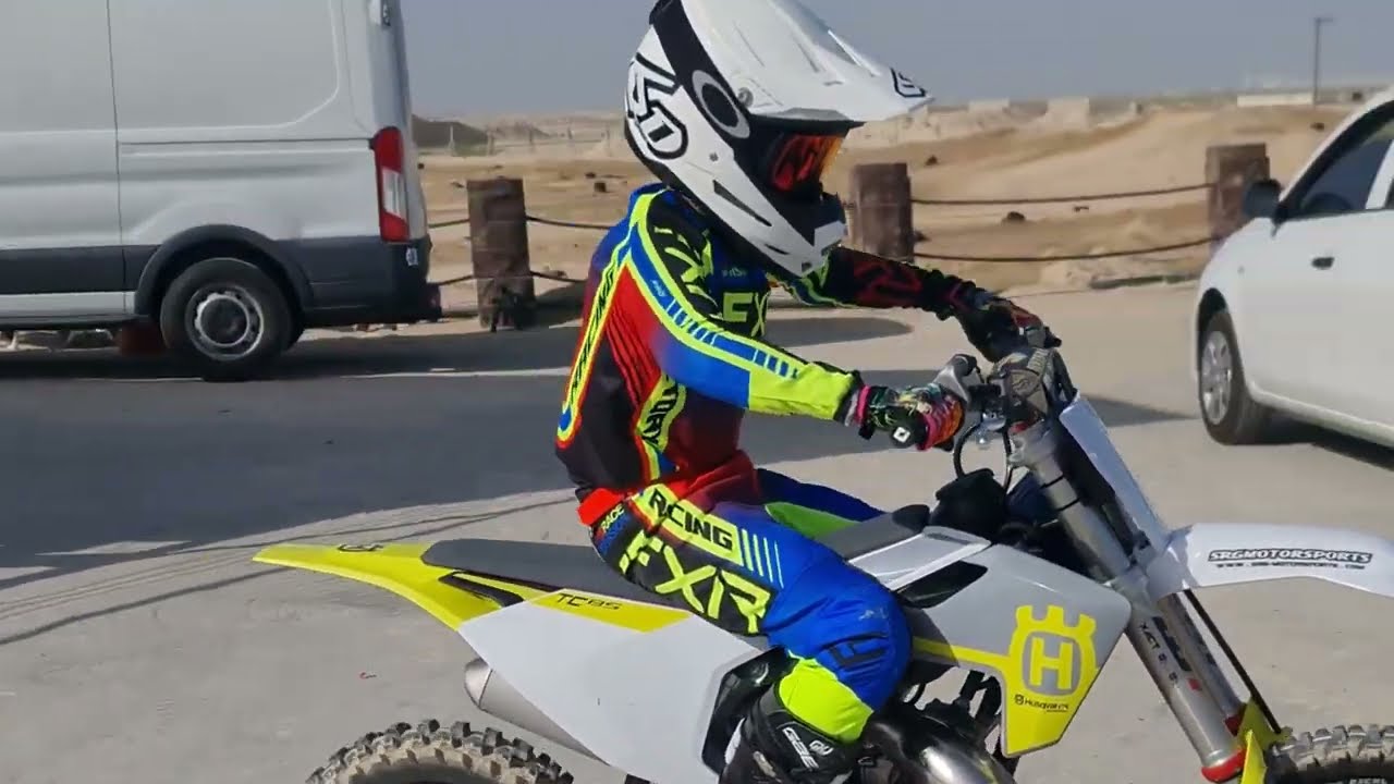 Got his brandnew 2023 Husqvarna TC85