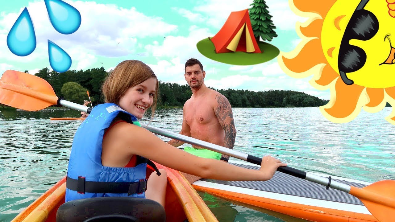 Wyjazd na domek: Rozcinam pałkę wodną i skaczę na głęboką wodę