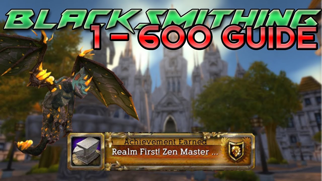 Blacksmithing | 1 - 600 Guide