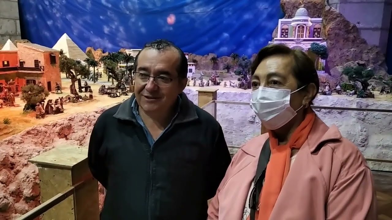 Pesebre monumental en la catedral metropolitana de Quito Ecuador