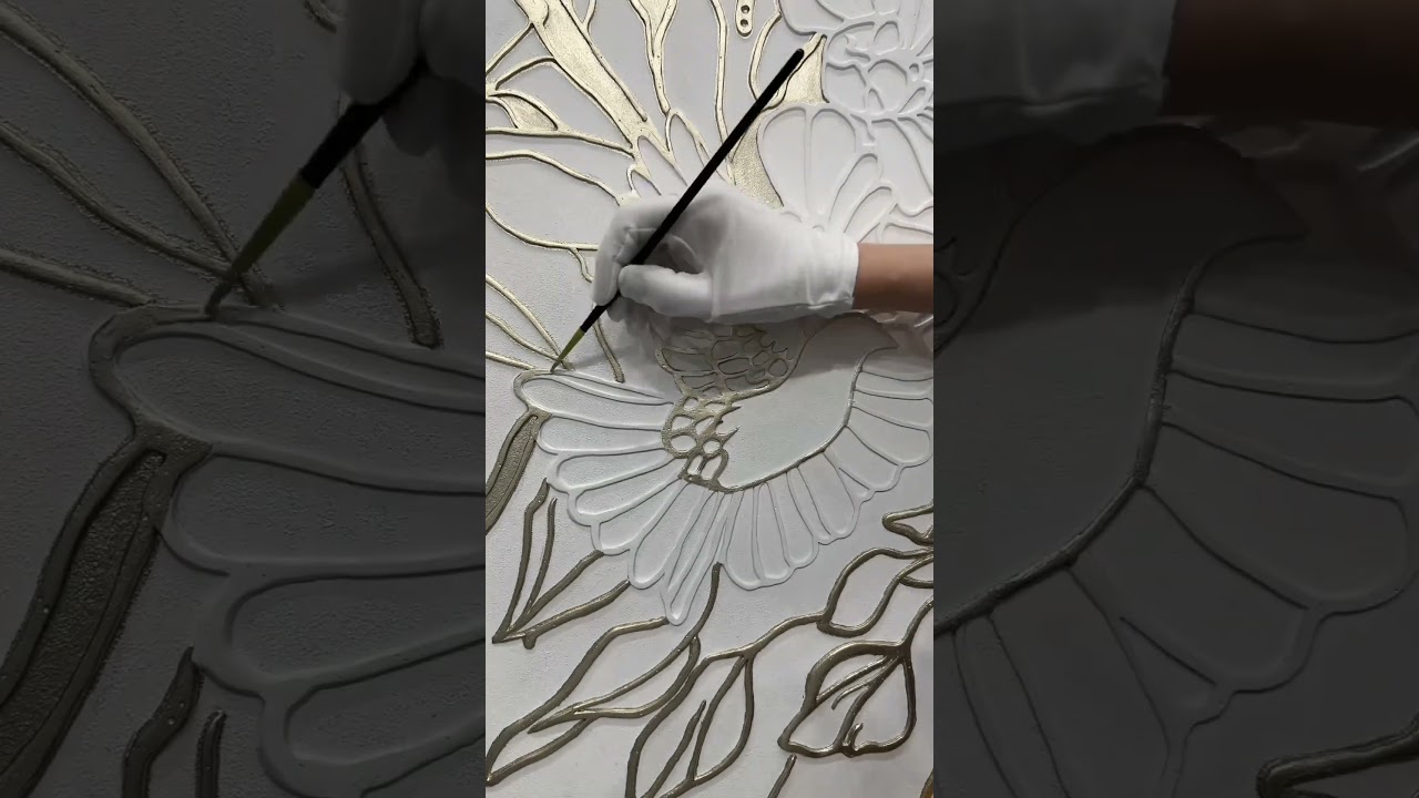 Птицы мира - создание интерьерной картины своими руками #artdecor