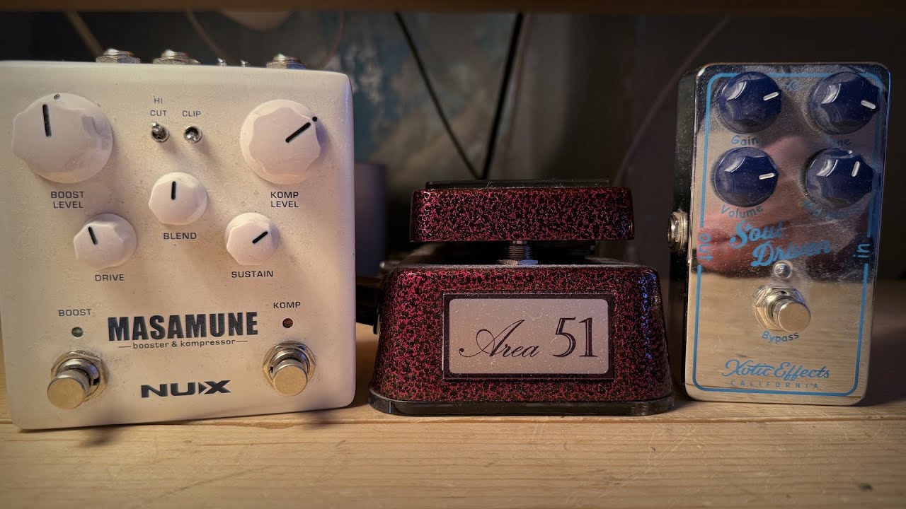 Nux MasaMune + XoTiC SouL DriVeN 18v #GuitarEffects #ElectricGuitar #GuitarPedals