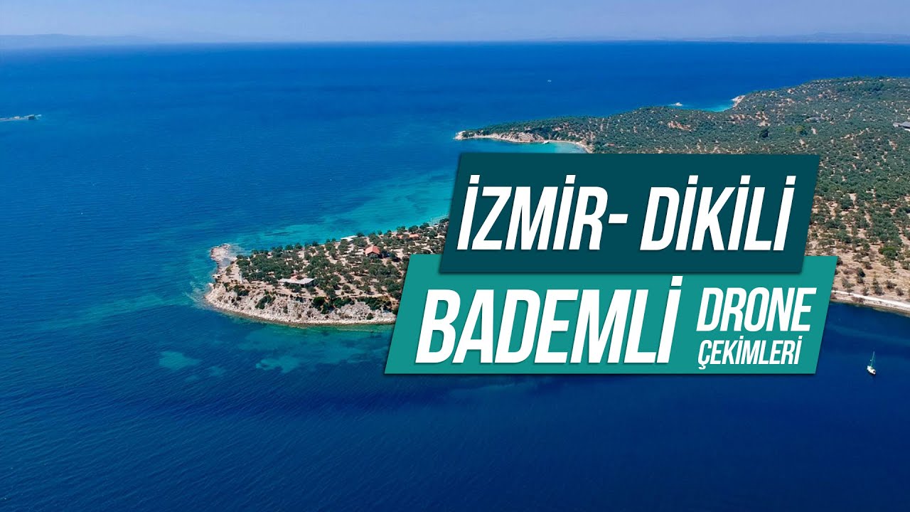 Dikili Bademli Koyları Drone Çekimi Kalem Adası , Kokarotlu/Hanımım koyu, Akvaryum, Pissa