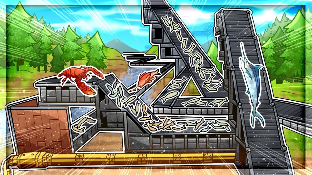 I Used 25,749 Conveyors To Build An Entirely Pointless Fishing Machine in Hydroneer