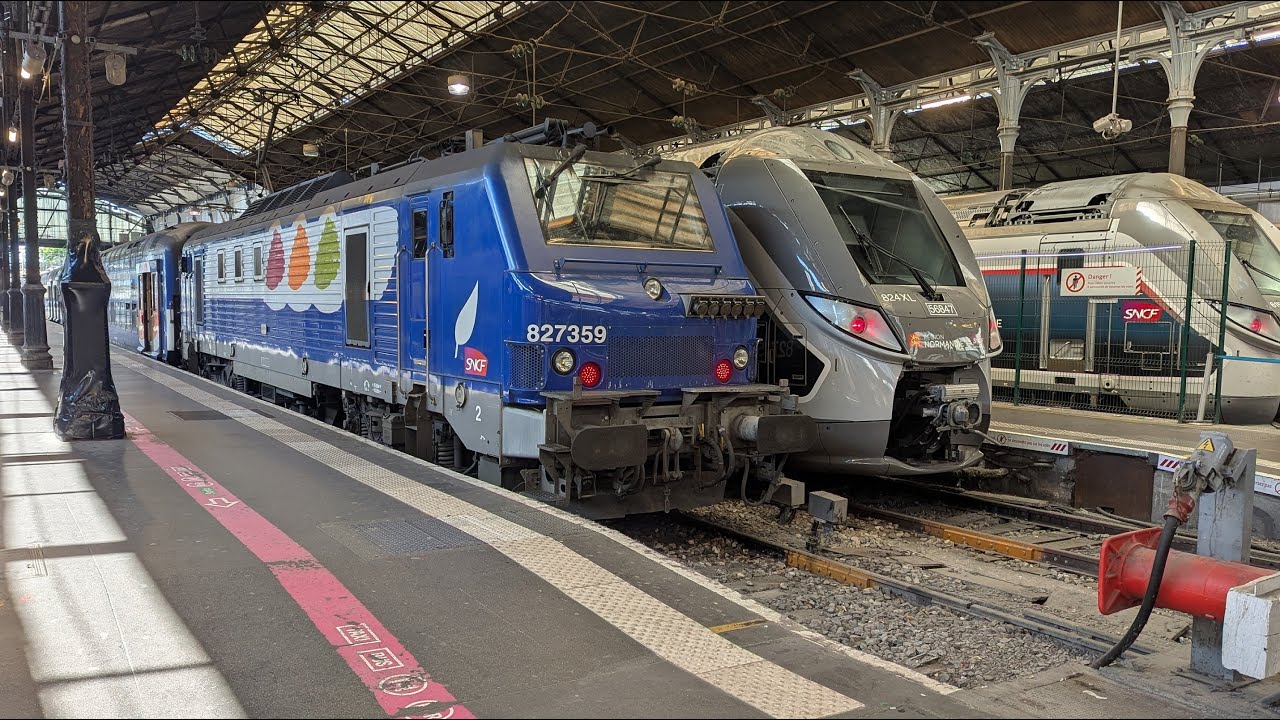 Transilien J Paris Saint-Lazare - Les Mureaux BB 27300 + VB 2N