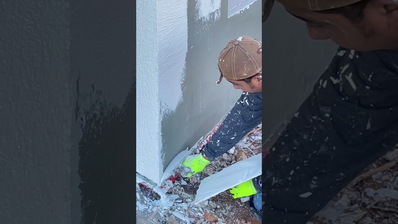 How to apply stucco finish coat