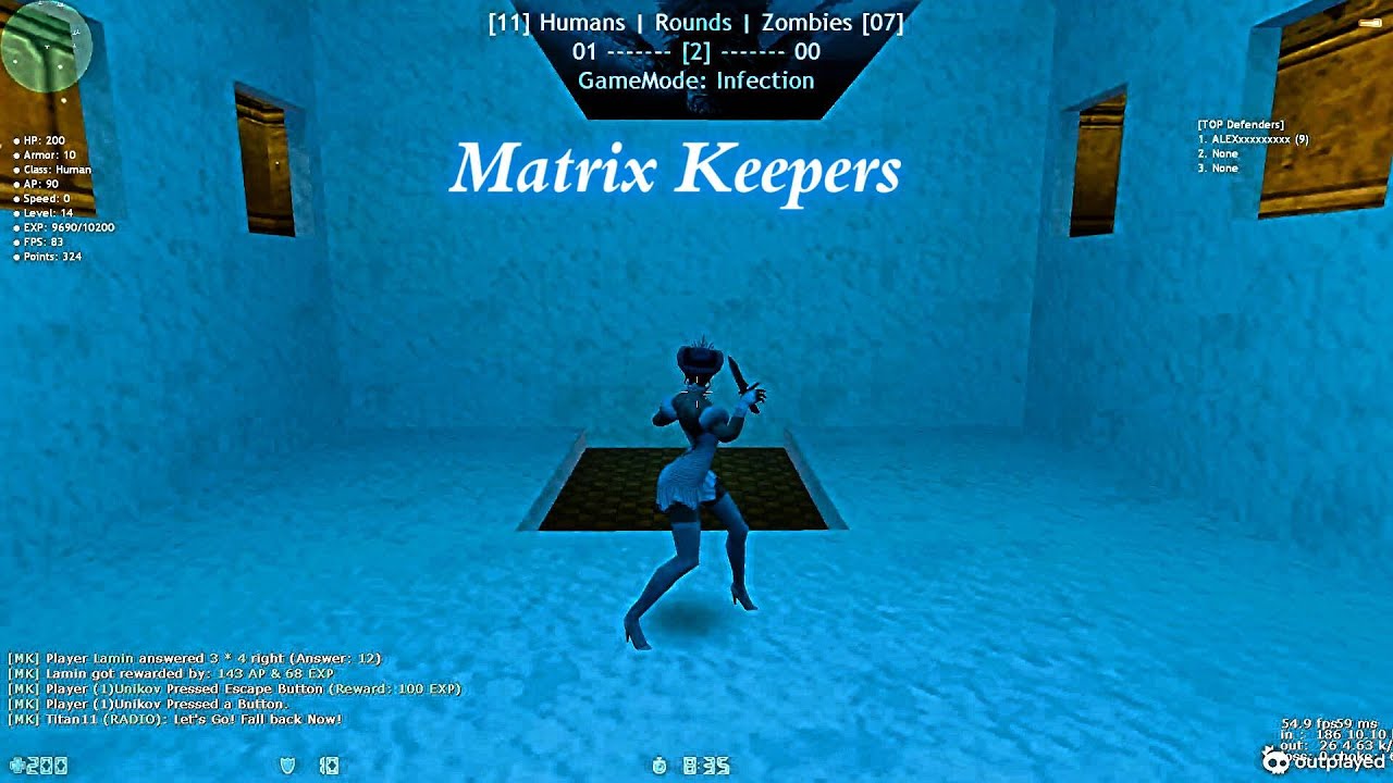 Matrix Keepers | Zombie Escape XMAS map ze_egypt_xmas_dp