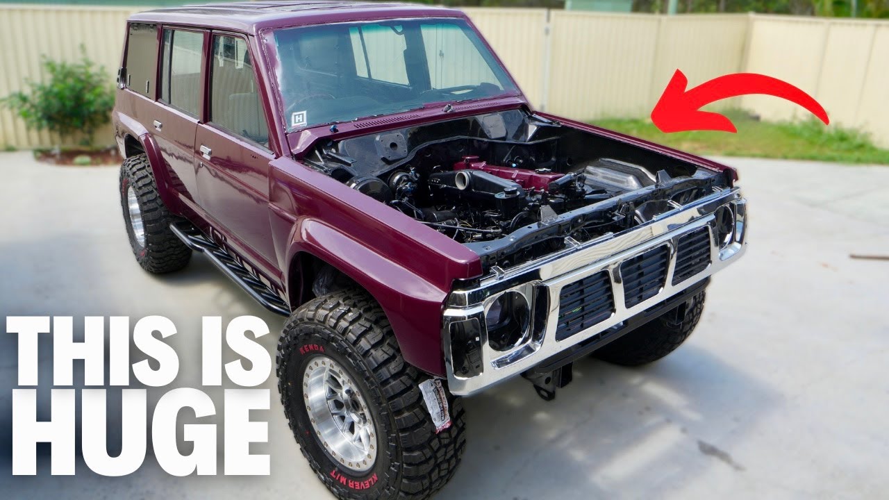 Making HUGE Progress to the GQ Patrol Restoration (Motor Installed)