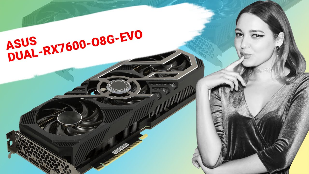 НИКС Компьютерный Супермаркет: видео про Видеокарта ASUS RADEON RX 7600 OC DUAL 8 Гб GDDR6 (DUAL-RX7