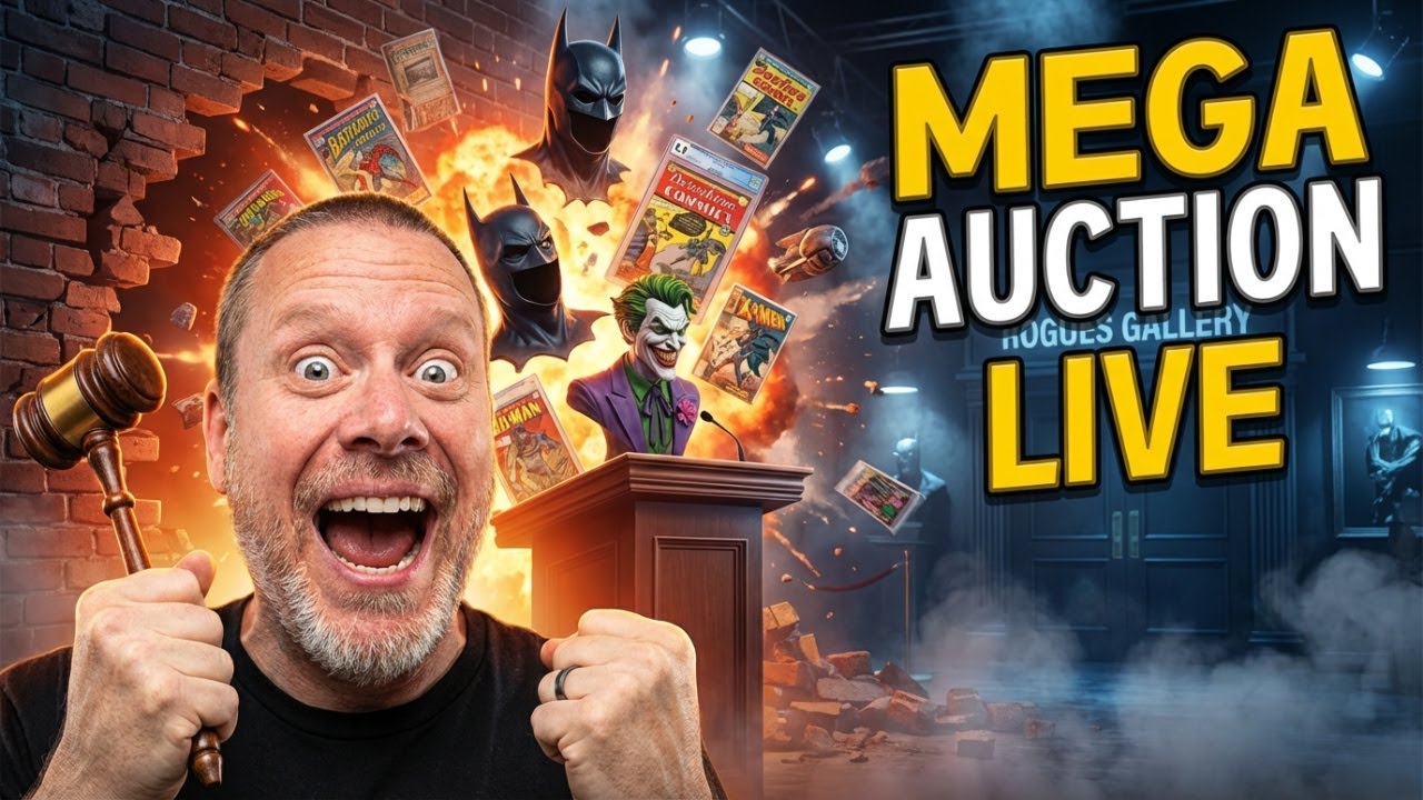 🔴 Rogues Gallery Live 195 INSANE COLLECTIBLES MEGA AUCTION!