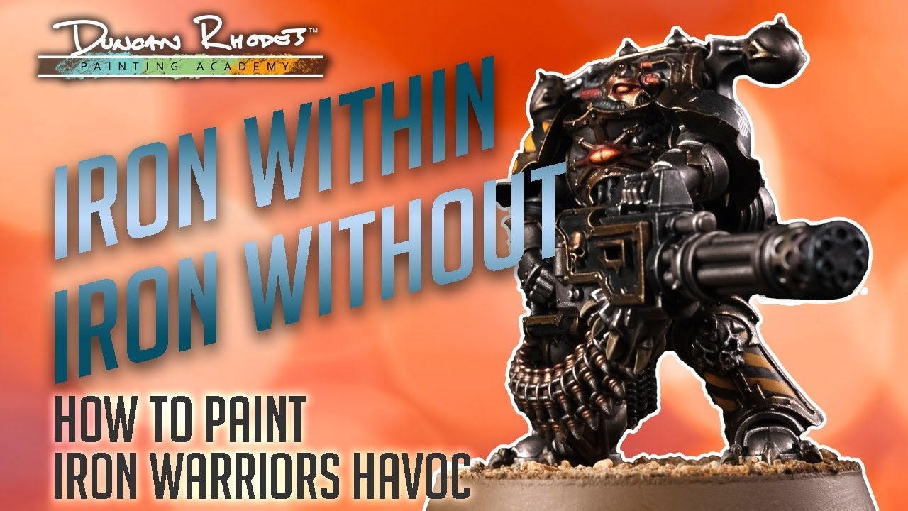 Iron within! How to paint Warhammer 40,000 Iron Warriors